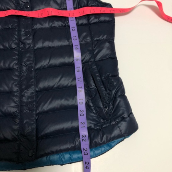 90% Down Dark Navy Blue Vest XS - Picture 6 of 7